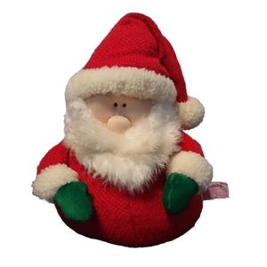Russ Tummy Squish Red Christmas Santa Claus Plush